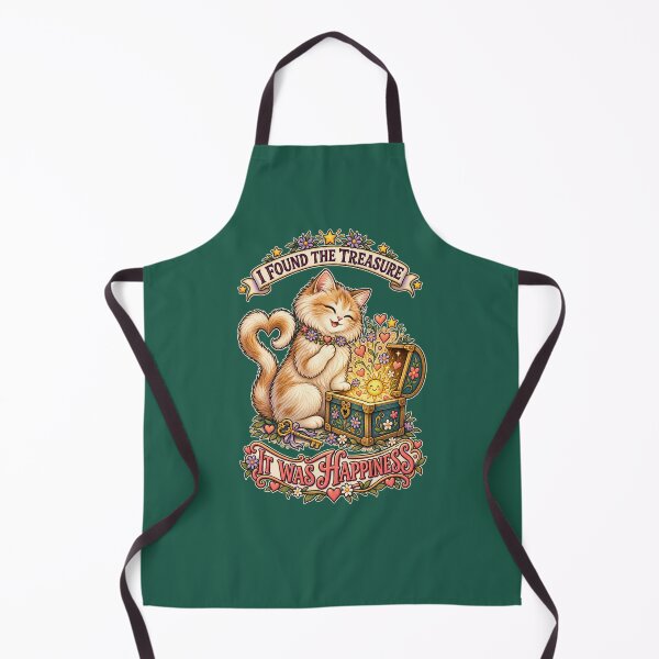 Item preview, I Found the Treasure It Was Happiness – Cute Cat T-Shirt designed and sold by NinaCreator.