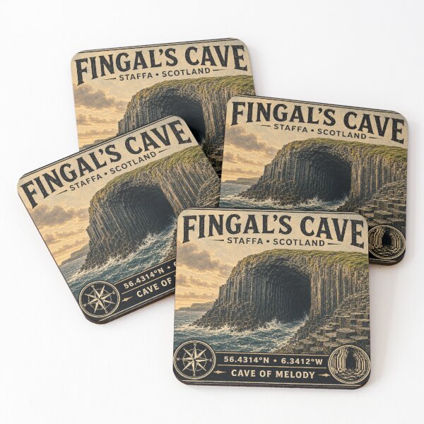 Item preview, Fingal’s Cave Staffa Scotland Vintage Travel designed and sold by naturalsurvival.