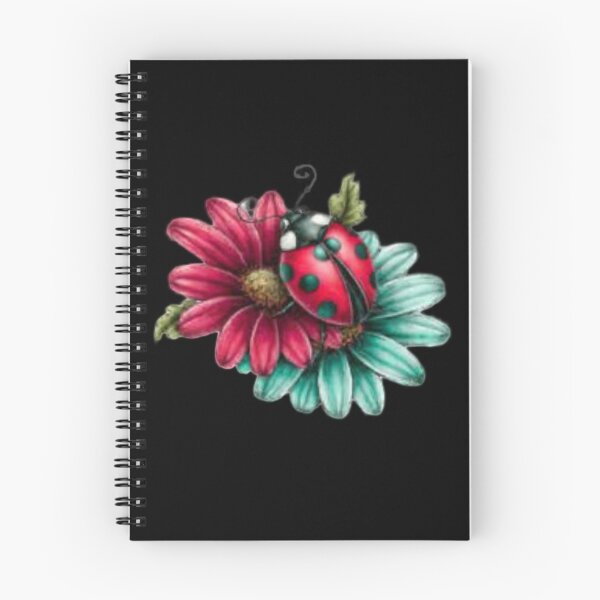 Item preview, Ladybug on Colorful Flowers designed and sold by hrendika.