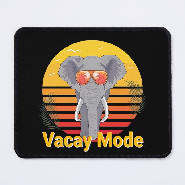 Item preview, Elephant Vacay Mode Sunset Sunglasses  designed and sold by AlviaAlcedoArt.