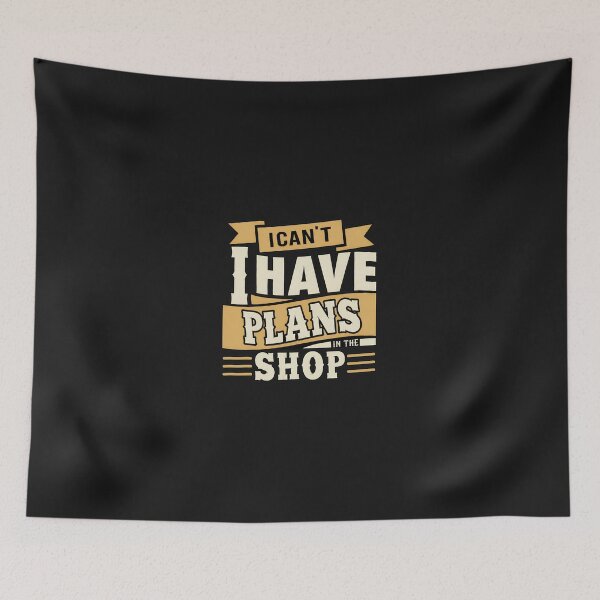 Item preview, Can't Have Plans In The Shop Retro Text Design designed and sold by Mailinh123.