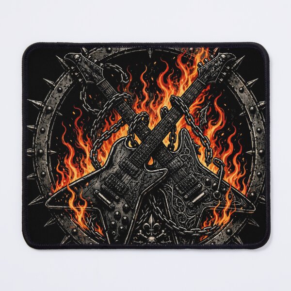 Item preview, Flaming Electric Guitars designed and sold by Rama KLK.