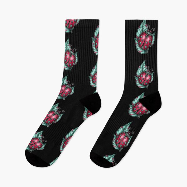 Item preview, Ladybug on Teal Leaves designed and sold by hrendika.