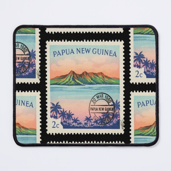 Item preview, Papua New Guinea Pacific Volcanic Jungle Stamp Sticker designed and sold by stickercuffs.