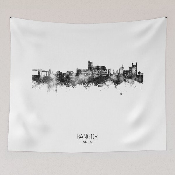 Item preview, Bangor Wales Skyline designed and sold by ArtPrints.