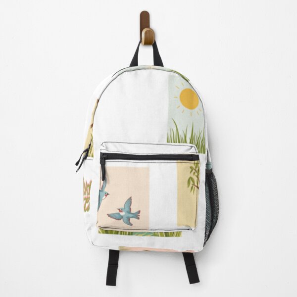 Item preview, Cute Spring Nature Kite Sun and Bird Watercolor Sticker Sheet designed and sold by PastelPetalsCo.