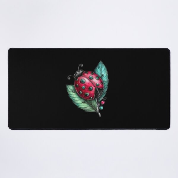 Item preview, Ladybug Resting on Green Leaves designed and sold by hrendika.