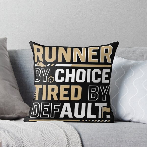 Item preview, Runner By Choice, Tired By Default. Funny Running Quote designed and sold by EpicInks24.