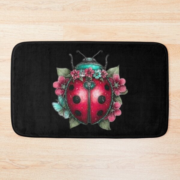 Item preview, Floral Adorned Ladybug designed and sold by hrendika.