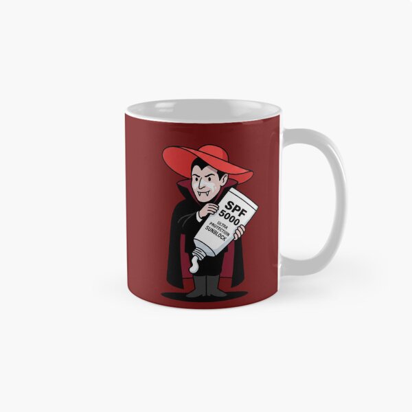 Item preview, Funny Vampire Using SPF 5000 Sunscreen designed and sold by Rare By Hero.