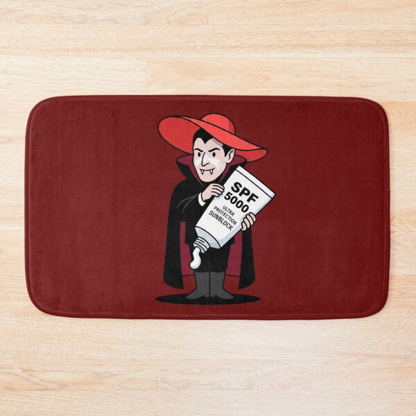 Item preview, Funny Vampire Using SPF 5000 Sunscreen designed and sold by Rare By Hero.