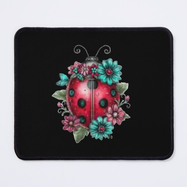 Item preview, Ladybug Surrounded by Flowers designed and sold by hrendika.