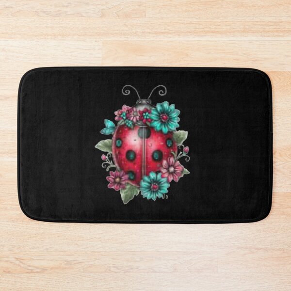 Item preview, Ladybug Surrounded by Flowers designed and sold by hrendika.