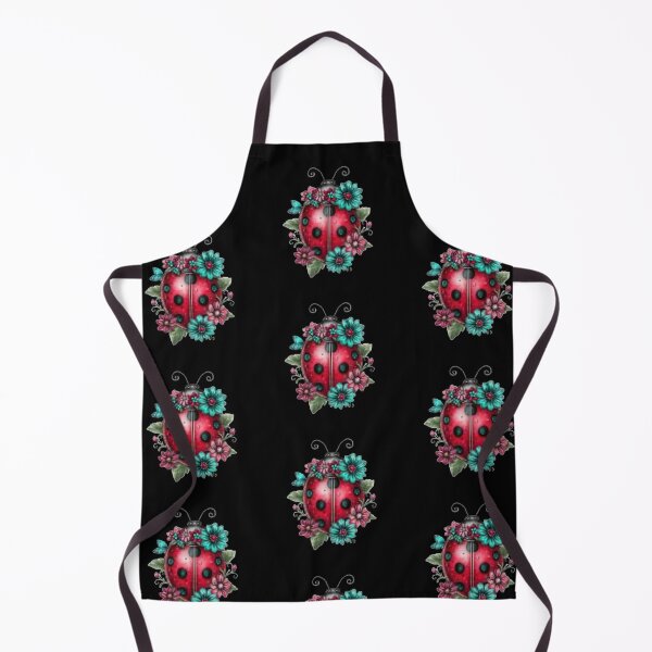 Item preview, Ladybug Surrounded by Flowers designed and sold by hrendika.