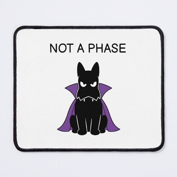 Item preview, Not A Phase funny scottie dog halloween  designed and sold by FUEGO & NOX.