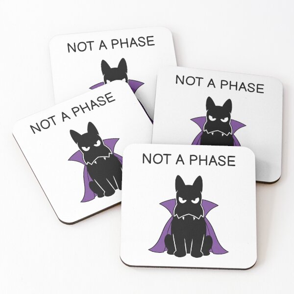 Item preview, Not A Phase funny scottie dog halloween  designed and sold by FUEGO & NOX.