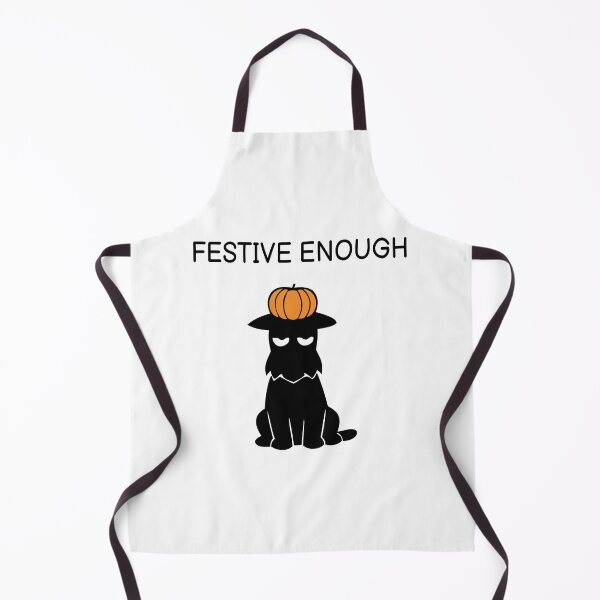 Item preview, Festive Enough funny scottie dog halloween designed and sold by FUEGO & NOX.