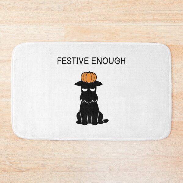 Item preview, Festive Enough funny scottie dog halloween  designed and sold by FUEGO & NOX.