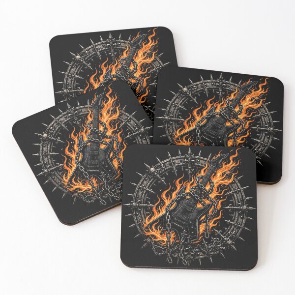Item preview, Flaming Electric Guitar designed and sold by Rama KLK.