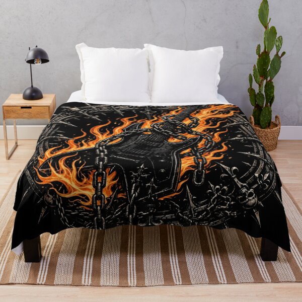 Item preview, Flaming Electric Guitar designed and sold by Rama KLK.