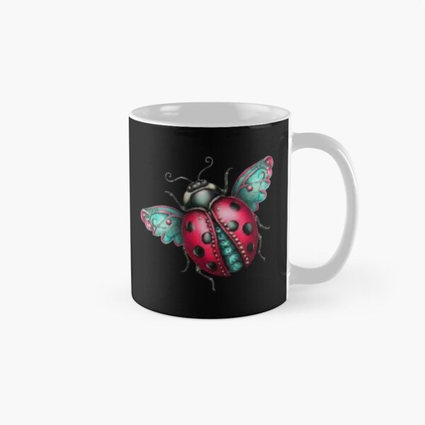 Item preview, Colorful Ladybug with Green Wings designed and sold by hrendika.