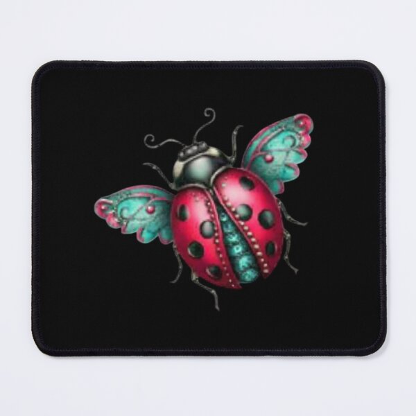 Item preview, Colorful Ladybug with Green Wings designed and sold by hrendika.