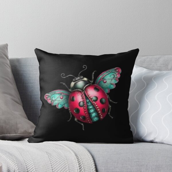 Item preview, Colorful Ladybug with Green Wings designed and sold by hrendika.