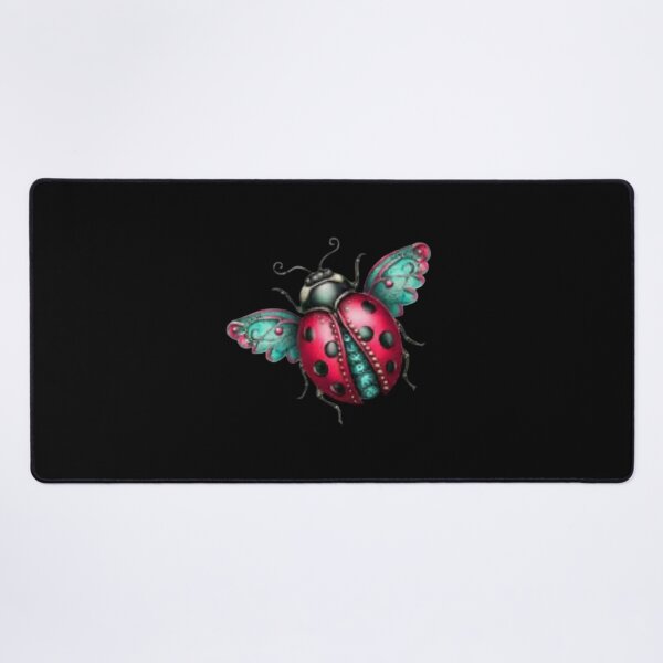 Item preview, Colorful Ladybug with Green Wings designed and sold by hrendika.