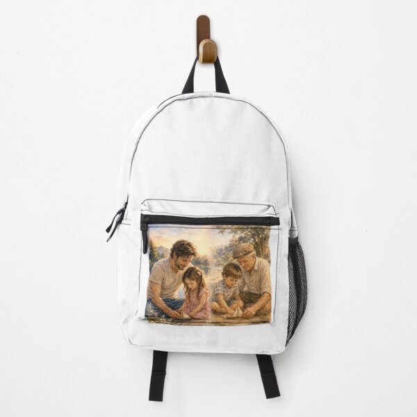 Item preview, Memories Come Full Circle – Father Daughter & Grandfather Grandson Watercolor designed and sold by NestDesigns01.