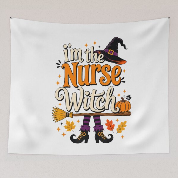 Item preview, I’m the Nurse Witch Funny Halloween Nurse Costume designed and sold by VioletNance.