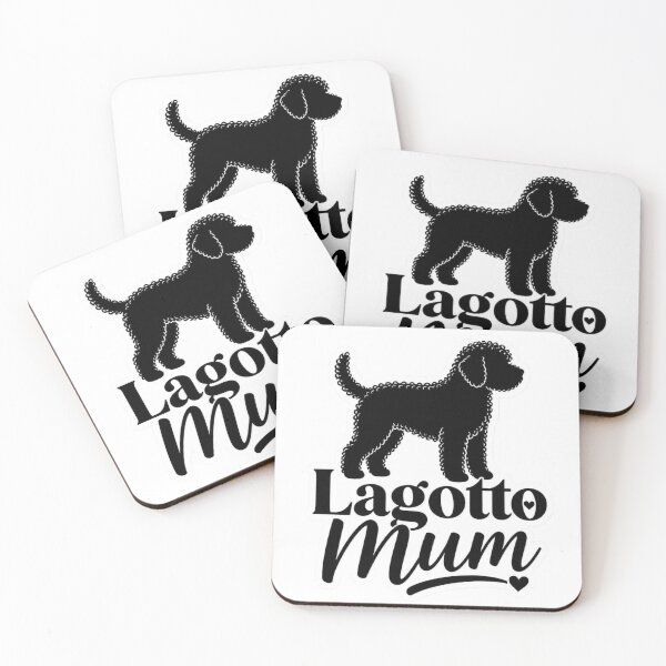 Item preview, Lagotto Romagnolo Mum Dad Sticker – Cute Breed Graphic designed and sold by Benjipawprints.
