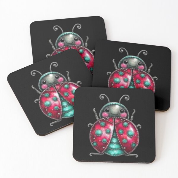 Item preview, Colorful Ladybug Art designed and sold by hrendika.