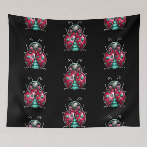 Item preview, Colorful Ladybug Art designed and sold by hrendika.