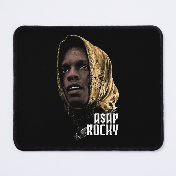 Item preview, Hip Hop Artist Wearing Patterned Yellow Headscarf designed and sold by Chrysalismist.