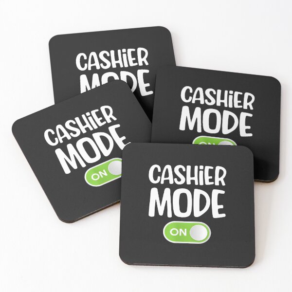 Item preview, CASHIER MODE ON Funny Retail Worker Graphic designed and sold by Mailinh123.