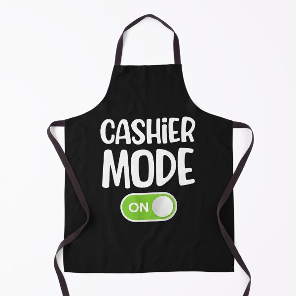 Item preview, CASHIER MODE ON Funny Retail Worker Graphic designed and sold by Mailinh123.