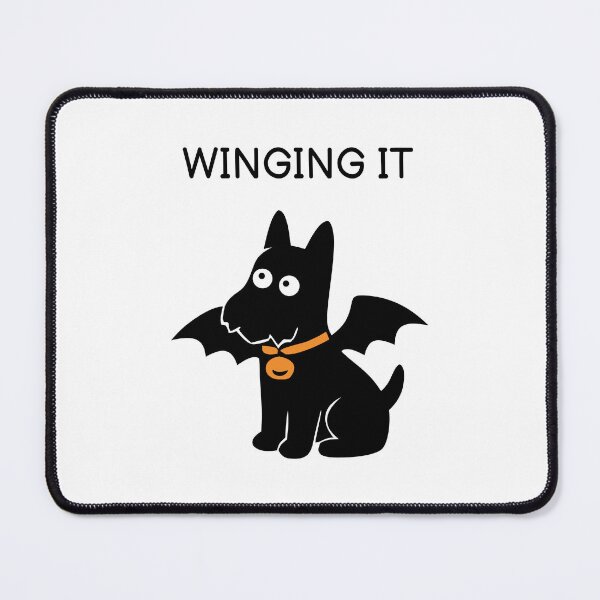 Item preview, Winging it funny scottie dog halloween  designed and sold by FUEGO & NOX.