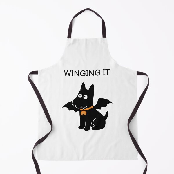 Item preview, Winging it funny scottie dog halloween designed and sold by FUEGO & NOX.