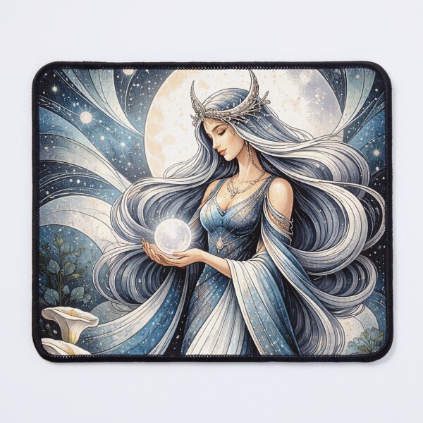 Item preview,  Mama Quilla painting - Inca Goddess of the moon and marriage. designed and sold by GalleryKauffeld.