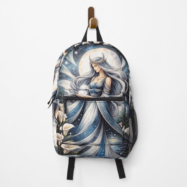 Item preview, Mama Quilla painting - Inca Goddess of the moon and marriage. designed and sold by GalleryKauffeld.