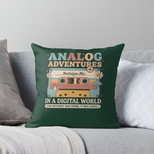 Item preview, Analog Adventures  Nostalgia Cassette Retro Design 20 designed and sold by FunkyBirdPrints.