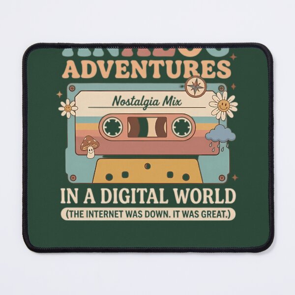 Item preview, Analog Adventures  Nostalgia Cassette Retro Design 20 designed and sold by FunkyBirdPrints.