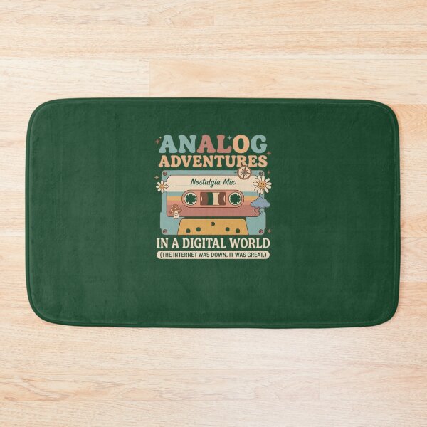 Item preview, Analog Adventures  Nostalgia Cassette Retro Design 20 designed and sold by FunkyBirdPrints.