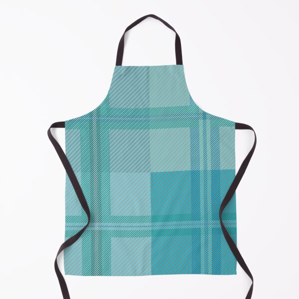 Item preview, Calm Blue and Turquoise Tartan Plaid Pattern designed and sold by Momoko-Hikaru.