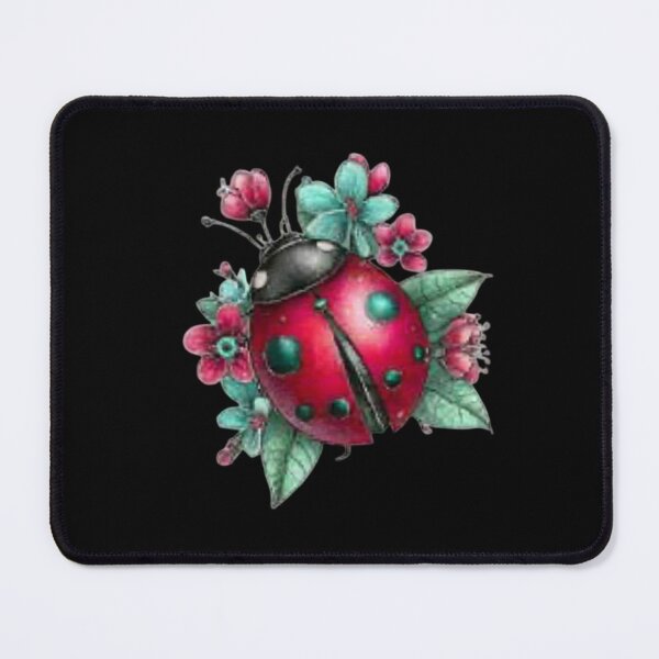 Item preview, Ladybug with Vibrant Blossoms designed and sold by hrendika.