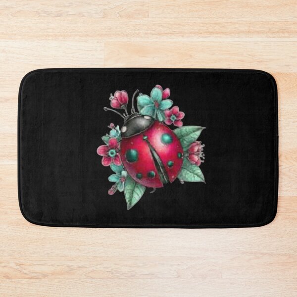 Item preview, Ladybug with Vibrant Blossoms designed and sold by hrendika.