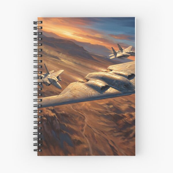 Item preview, B-2 Spirit Escorted Over Mountains designed and sold by Airpower Art.