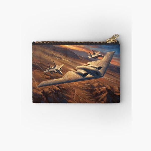 Item preview, B-2 Spirit Escorted Over Mountains designed and sold by Airpower Art.