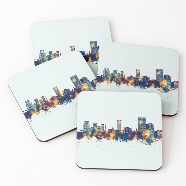 Item preview, Greenville South Carolina Skyline designed and sold by ArtPrints.