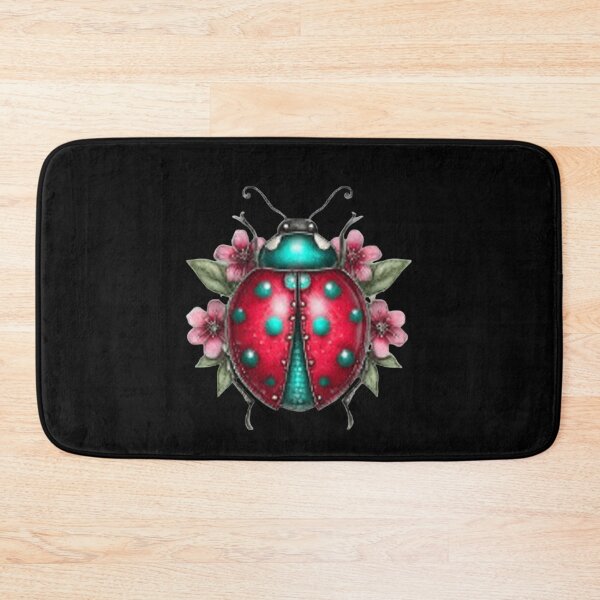 Item preview, Ladybug with Floral Background designed and sold by hrendika.